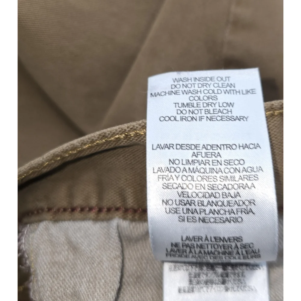 Michael Kors Parker Slim Fit Khaki Pants Men’s 38x34 Tan Casual Chinos